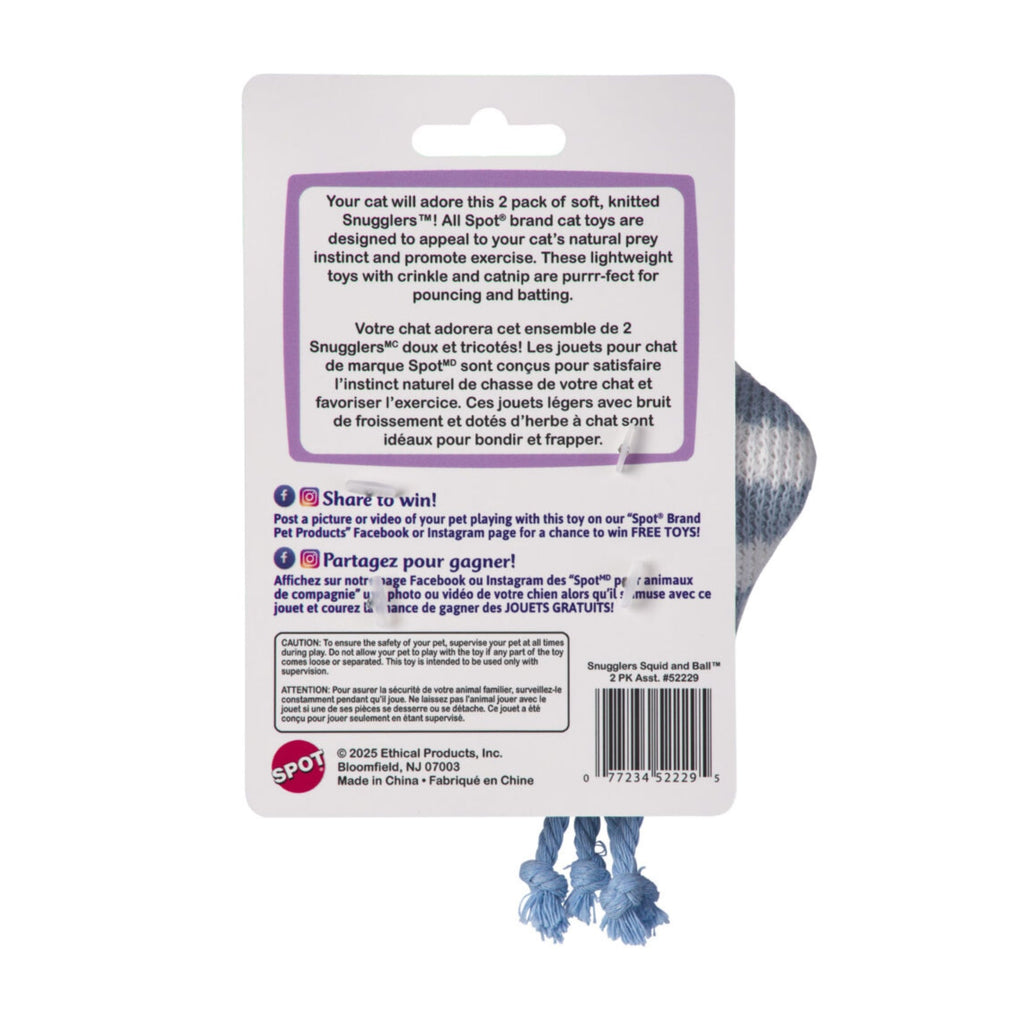 Spot Snugglers Squid & Ball 2 Pack Assorted