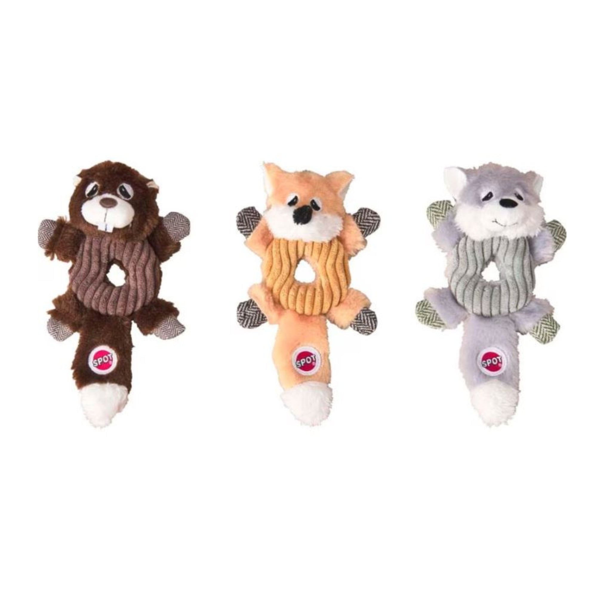 Spot Lil Spots Donut Crinkler Dog Toy 3 Pack
