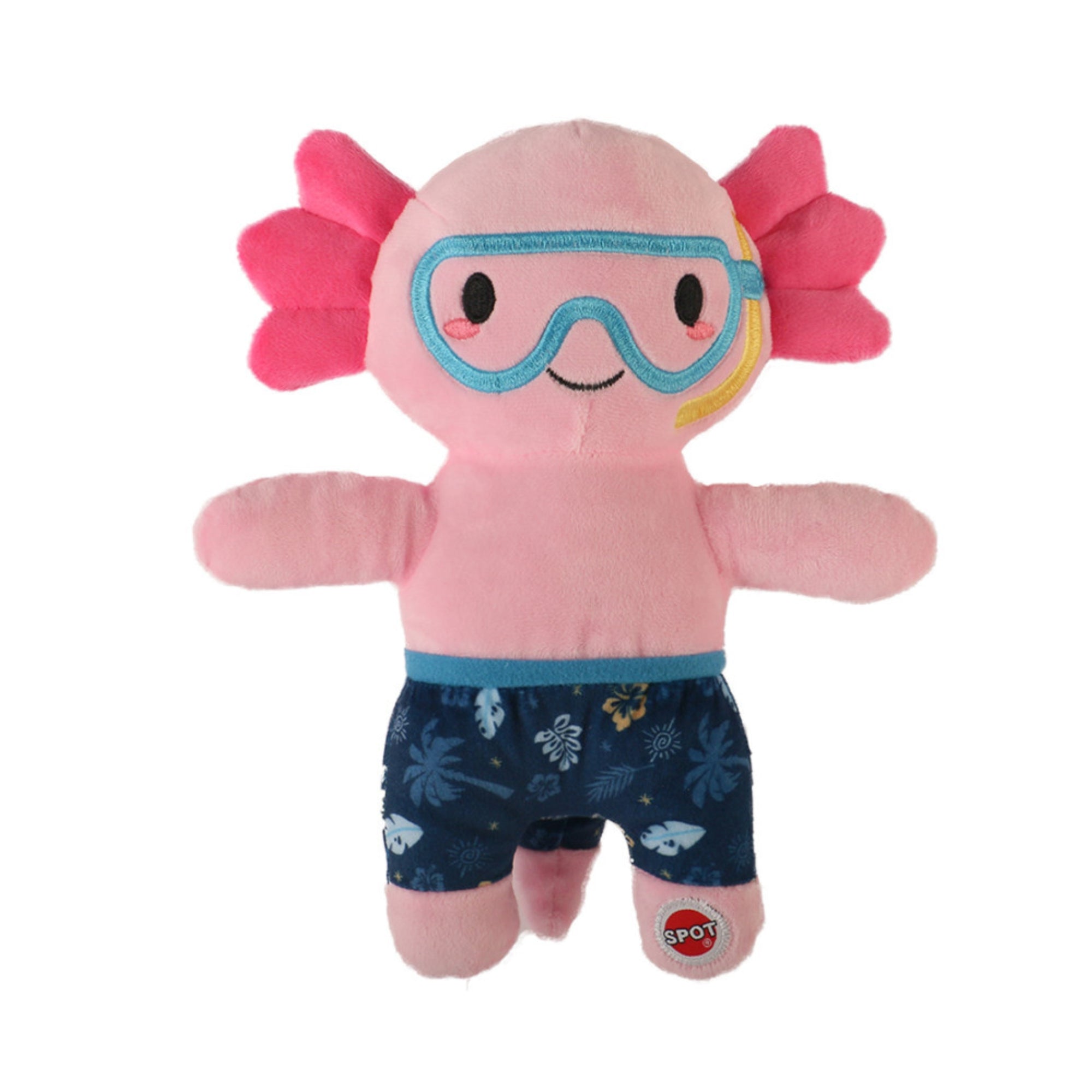 Spot Axolotl In Swimwear Dog Toy 1ea/10 in