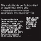 Evanger's Grain-Free Wet Dog & Cat Food Pork 6oz 24pk