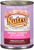 Nutro Products Premium Loaf Adult Wet Dog Food Turkey, Sweet Potato & Green Bean 12.5oz 12pk
