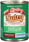 Nutro Natural Choice Meaty Lamb, GreenBean & Carrot Stew 12.5oz/12ct