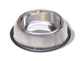 Van Ness Stainless Steel Non Tip Dog Bowl w/rubber ring 32oz
