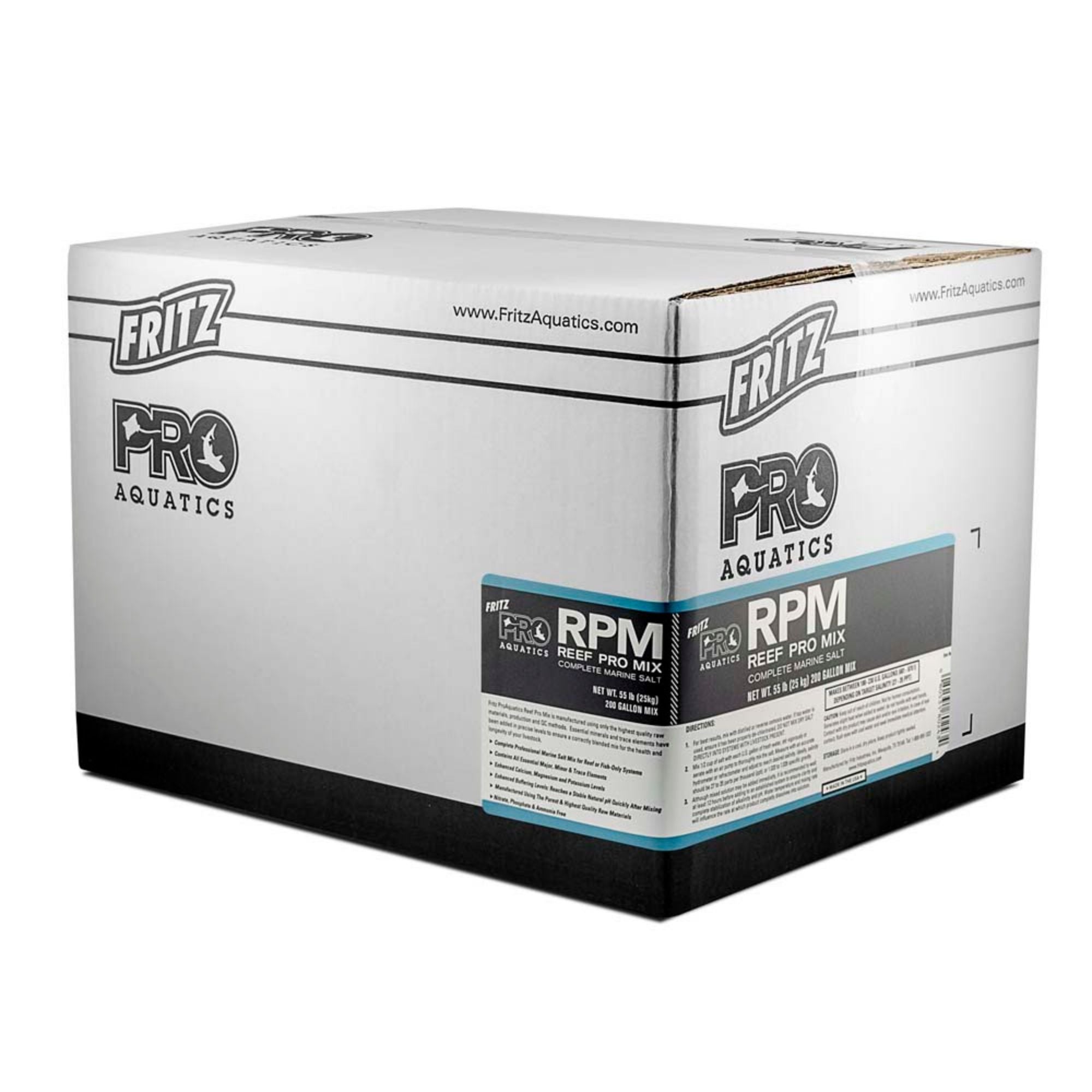 Fritz Reef Pro Max Complete Marine Salt Mix 1ea/200 gal, 55Lb Box