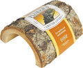 Flukers Critter Cavern Half Log Hideaway Brown Large