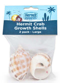 Flukers Hermit Crab Growth Shells Assorted 2 Pack Large
