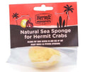 Flukers Hermit Crab Natural Sea Sponge Yellow