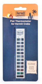 Flukers Hermit Crab Flat Thermometer White