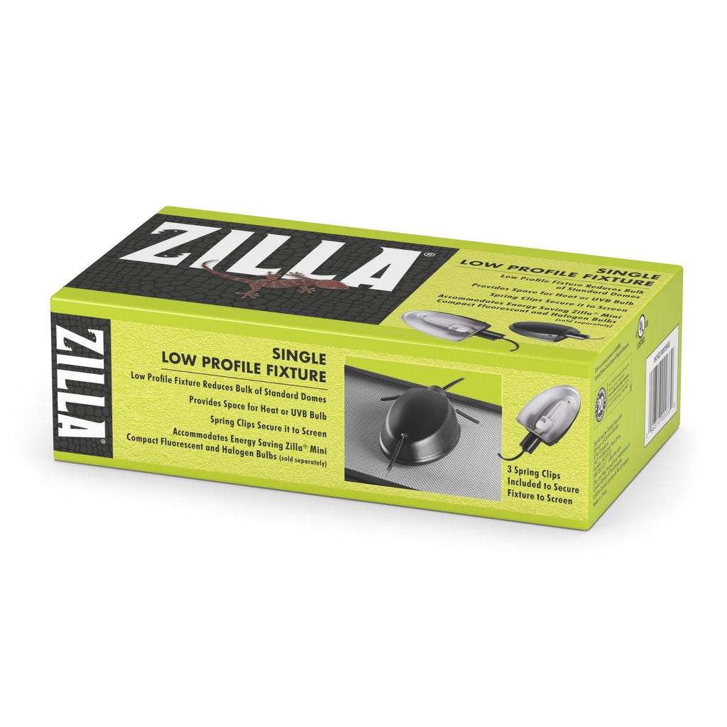 Zilla Low Profile Reptile Terrarium Fixtures Single 1ea