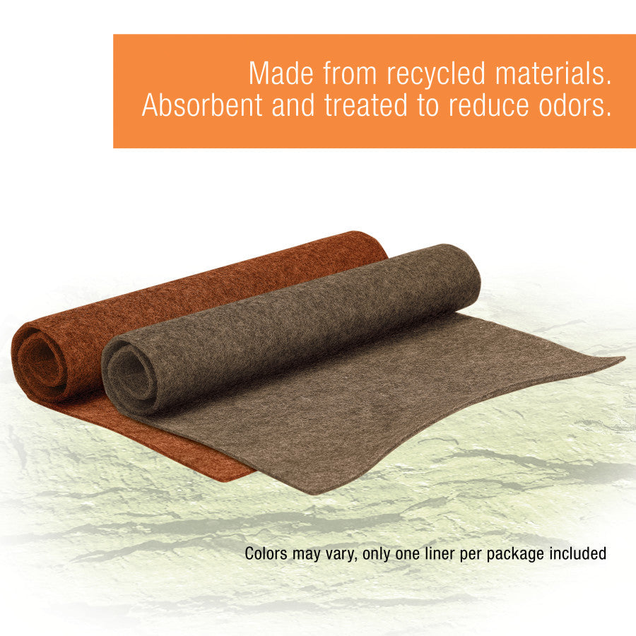 Zilla Reptile Terrarium Liner Brown, 1ea/30Br/40Br/50/65 gal