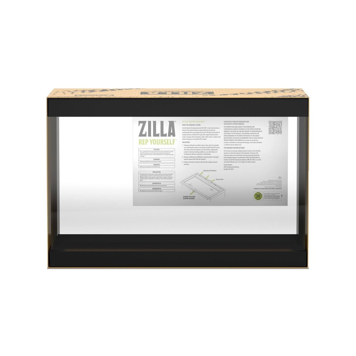 Zilla Critter Cage Reptile Terrarium 1ea/5.5 gal