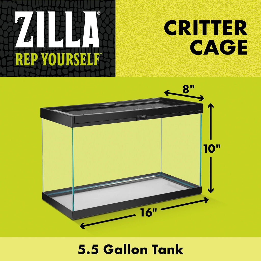 Zilla Critter Cage Reptile Terrarium 1ea/5.5 gal
