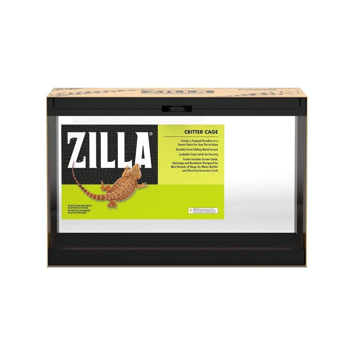 Zilla Critter Cage Reptile Terrarium 1ea/5.5 gal