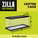 Zilla Critter Cage Reptile Terrarium 1ea/15 gal