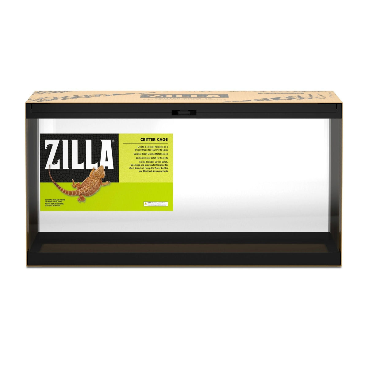 Zilla Critter Cage Reptile Terrarium 1ea/15 gal