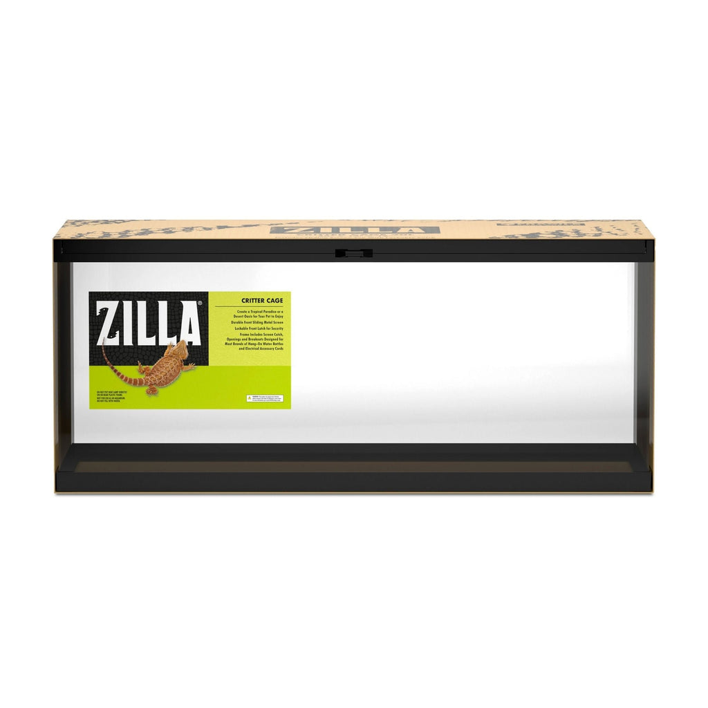 Zilla Critter Cage Reptile Terrarium 1ea/20 gal, Long