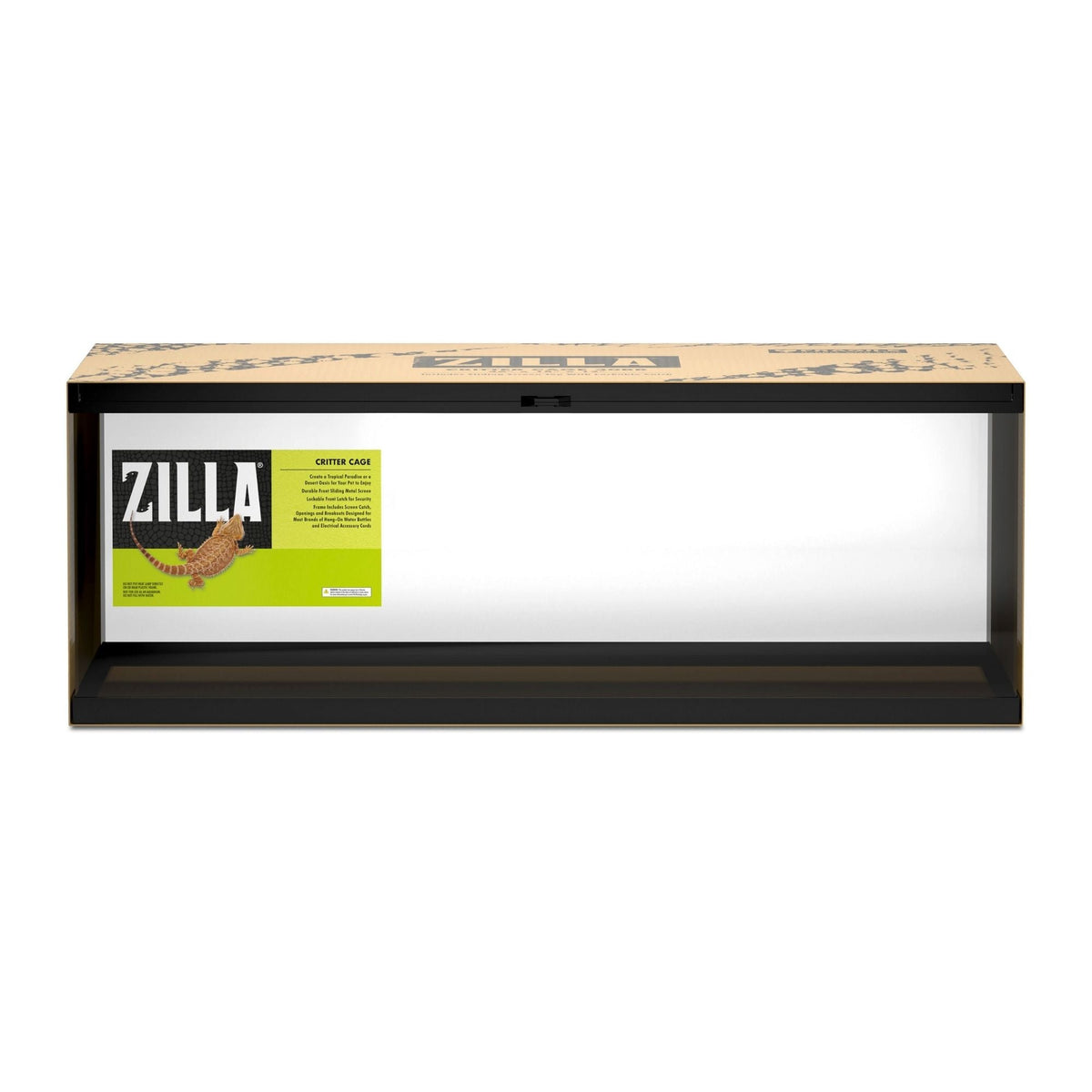 Zilla Critter Cage Reptile Terrarium 1ea/30 gal, Breeder