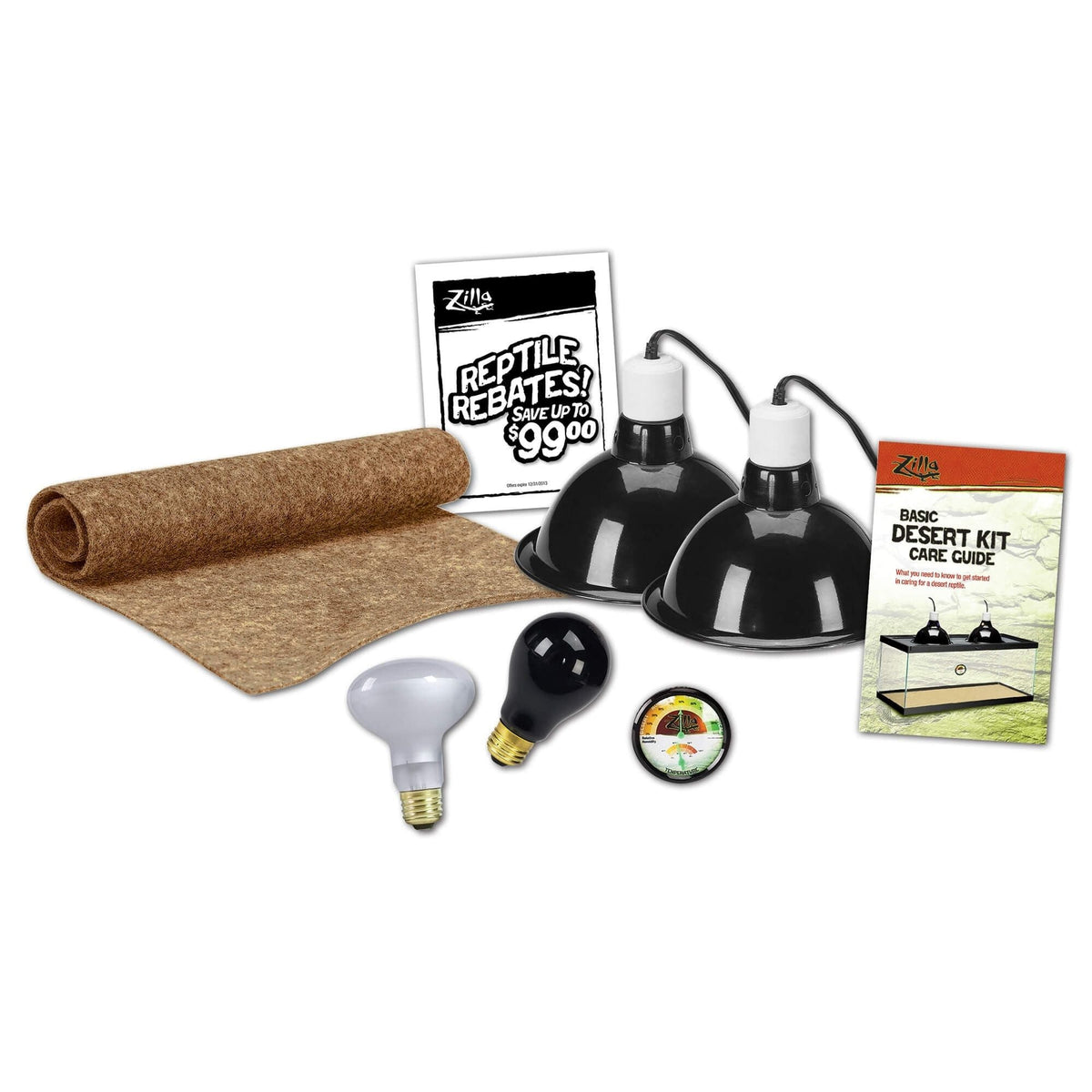 Zilla Desert Reptile Terrarium Starter Kit 1ea/10 gal