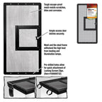 Zilla Fresh Air Screen Cover with Hinged Door 1ea/20 X 10 in