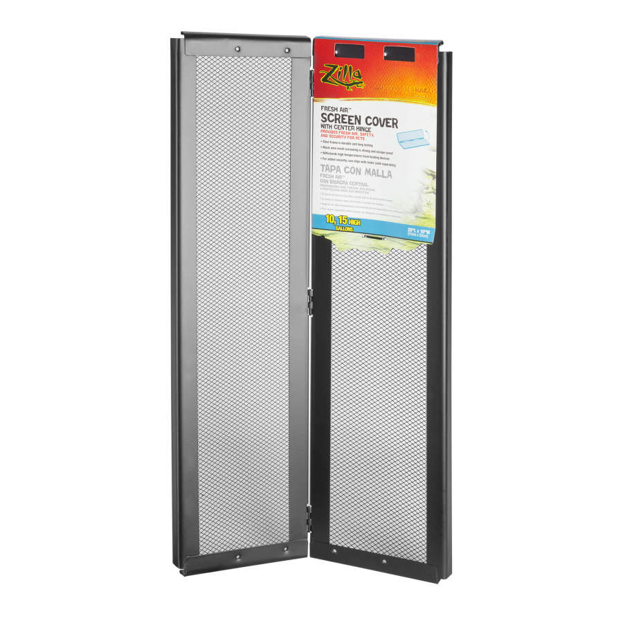 Zilla Fresh Air Screen Cover with Center Hinge 1ea/20 X 10 in