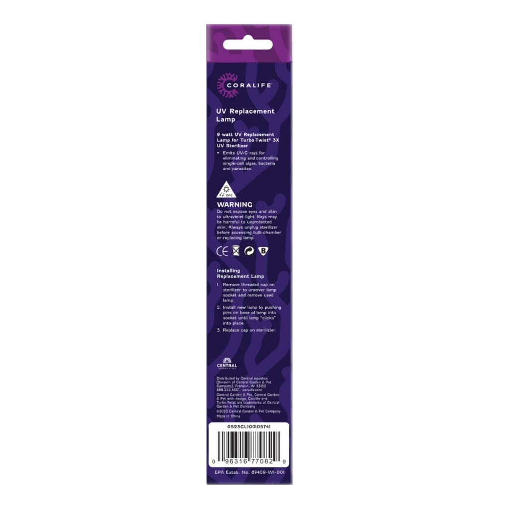 Coralife Turbo-Twist UV Lamp 1ea/9 W