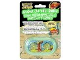 Zoo Med Hermit Crab Dual Thermometer  Humidity Gauge Glow in the Dark, 1ea