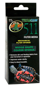 Zoo Med Wedge Shape Coarse Sponge Filter Media for 30 - 511 Turtle Filter