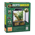 Zoo Med ReptiBreeze Open Air Aluminum Screen Cage Black 1ea/SM