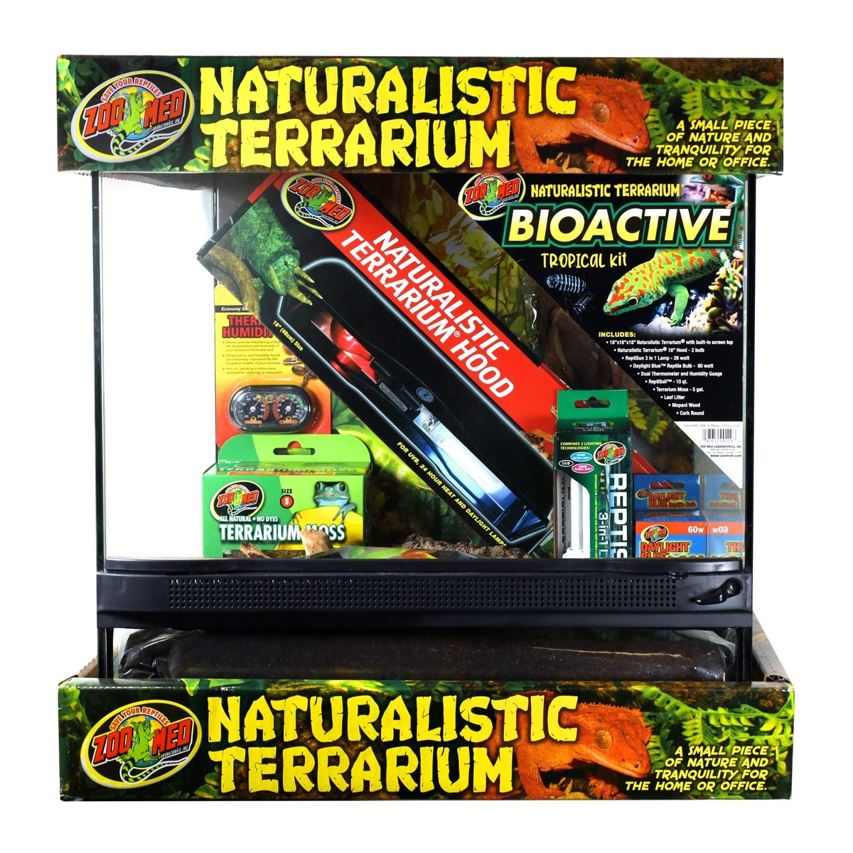 Zoo Med Naturalistic Terrarium Bioactive Tropical Kit 1ea/5 g, 18in. X 18in. X 18in.