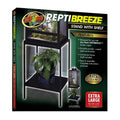 Zoo Med ReptiBreeze Stand w/Shelf Black 1ea/XL