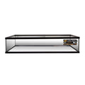 Zoo Med Low Boy Breeder Flat Terrarium Black, Clear 1ea/48 In X 24 in, 50 gal