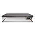 Zoo Med Low Boy Breeder Flat Terrarium with Aluminum Screen Top Black, Clear 1ea/48 In X 24 in, 50 gal