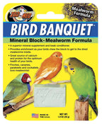 Zoo Med Bird Banquet Mealworm Formula Mineral Block Green, 1ea/1 oz, SM