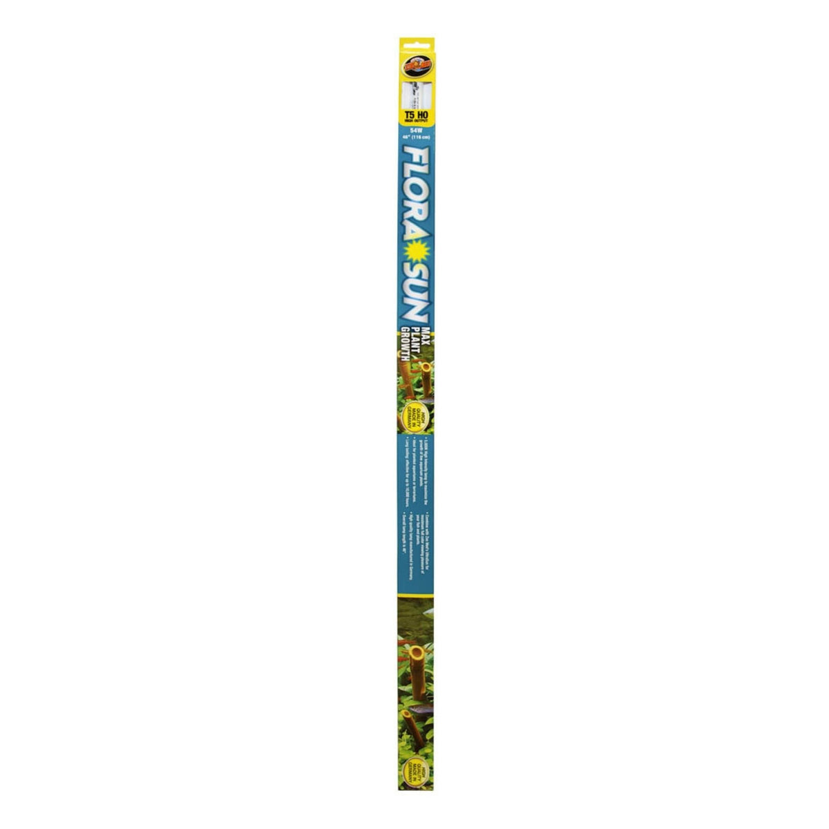 Zoo Med Flora Sun Maximum Plant Growth T5 HO Lamp White 1ea/46 in