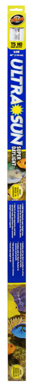 Zoo Med Ultra Sun Super Daylight T5 HO Lamp White, 1ea/46 in