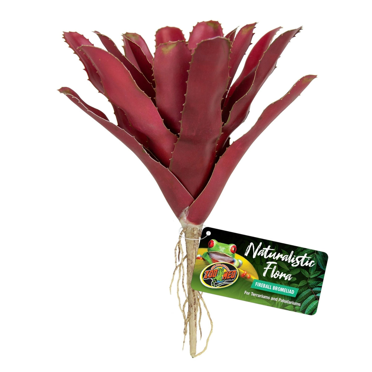 Zoo Med Naturalistic Flora Fireball Bromeliad Terrarium Plant Red 1ea