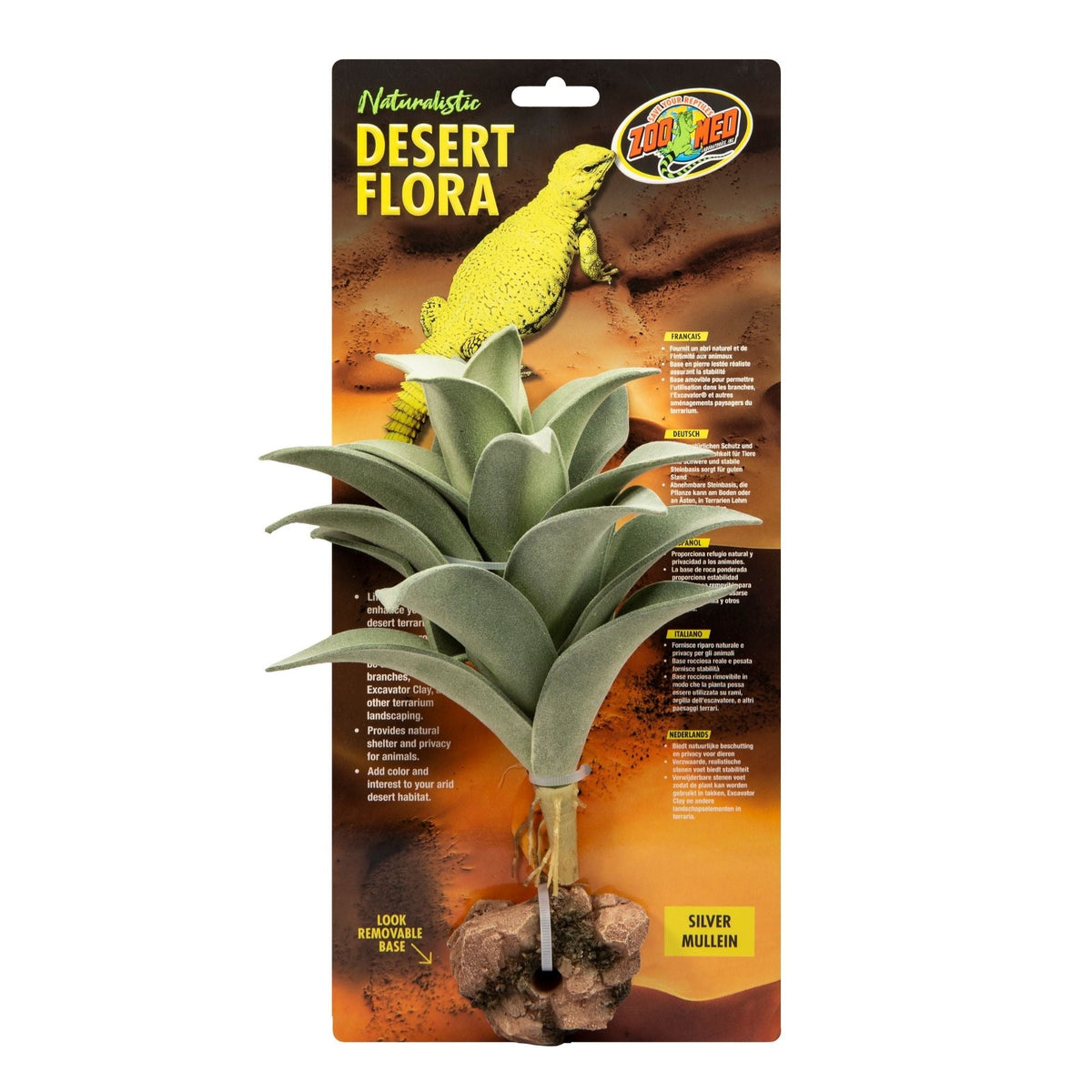 Zoo Med Desert Flora Plant Silver Mullien 1ea/One Size
