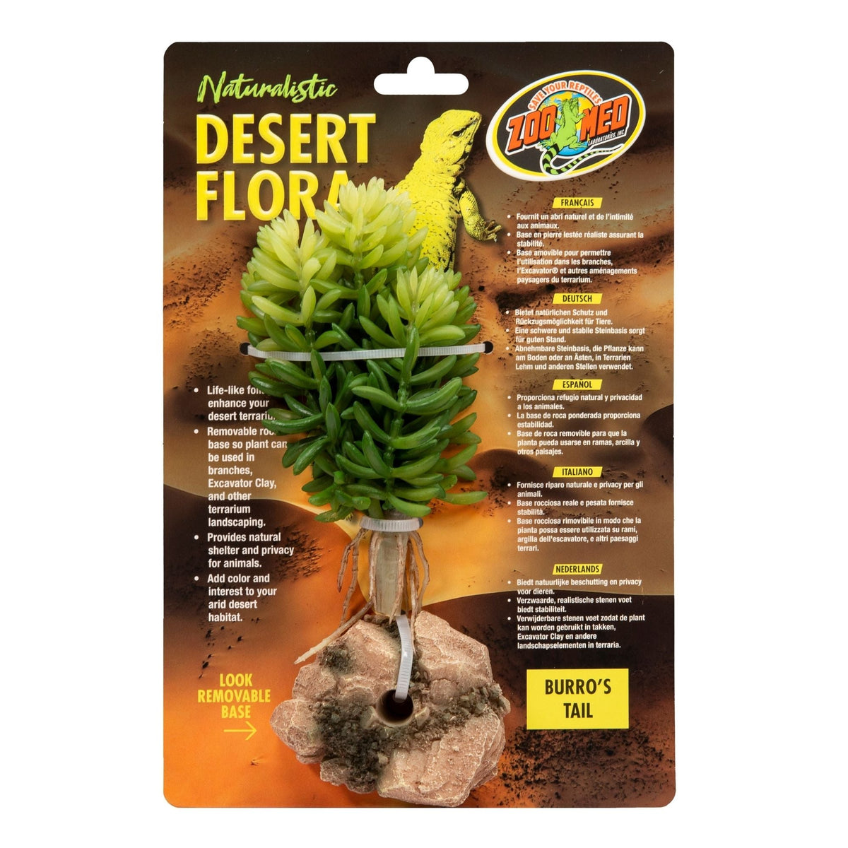 Zoo Med Desert Flora Plant Burro's Tail 1ea/One Size