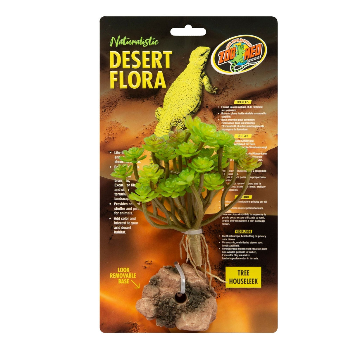 Zoo Med Desert Flora Plant Tree Houseleek 1ea/One Size