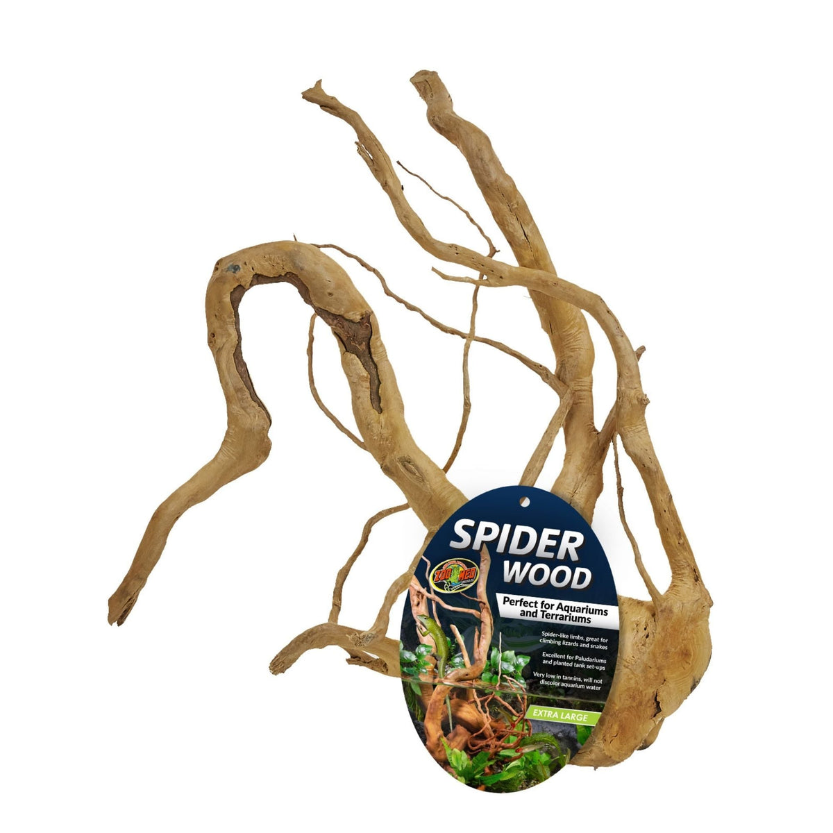 Zoo Med Spider Wood Brown 1ea/XL