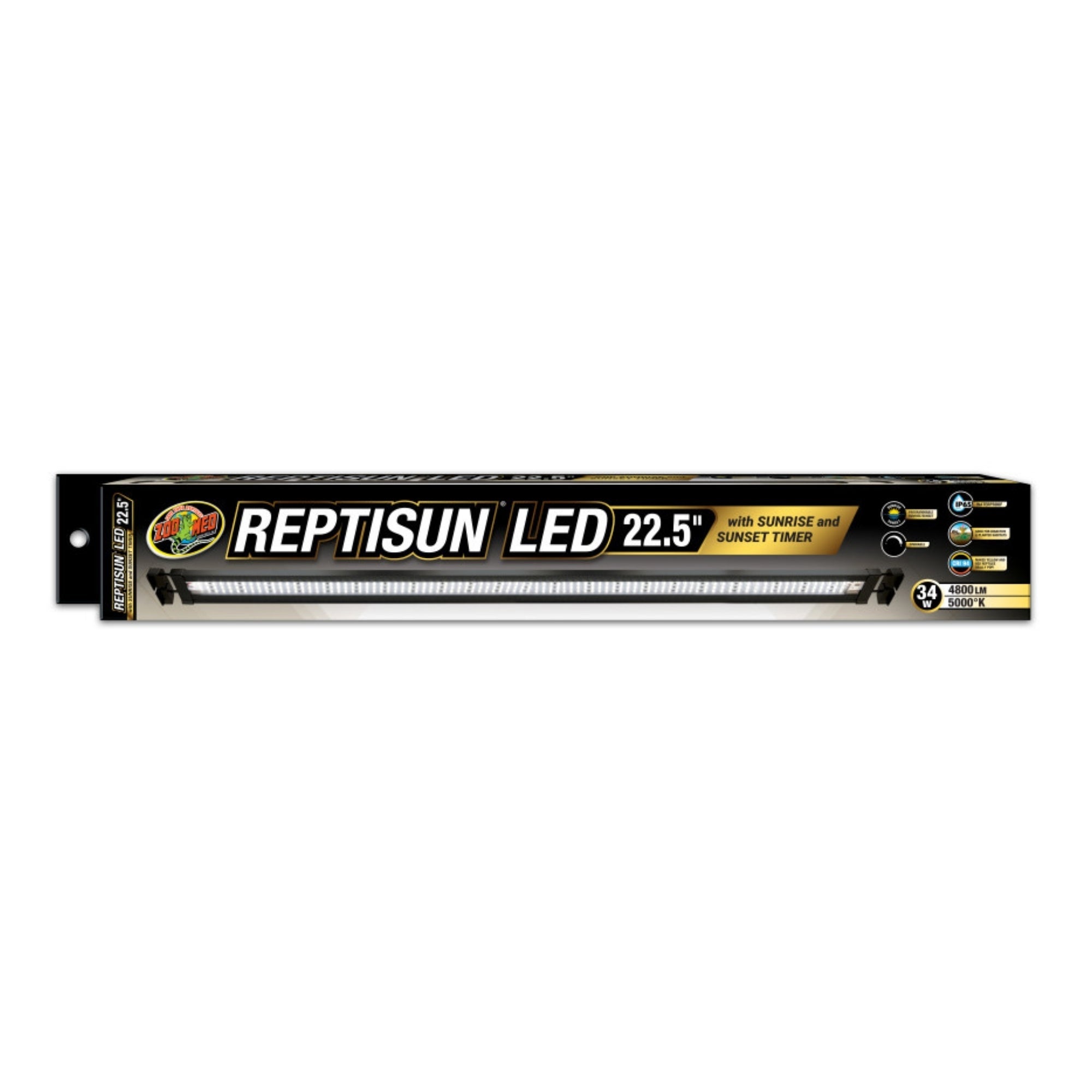 Zoo Med Reptisun LED w/Sunrise  Sunset Timer Terrarium Hood 1ea/22.5 in, 34 W