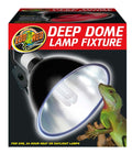 Zoo Med Deep Dome Lamp Fixture Black, 1ea/8.5 in