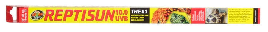 Zoo Med ReptiSun 10.0 UVB T8 Fluorescent Lamp White, 1ea/18 in