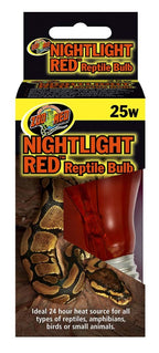 Zoo Med Nightlight Red Reptile Bulb Red, 1ea/25 W
