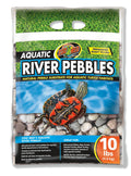 Zoo Med Aquatic River Pebble Substrate for Turtle MultiColor, 1ea/10 lb