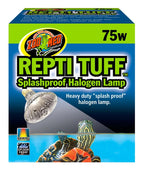 Zoo Med Repti Tuff Splashproof Halogen Lamp White, 1ea/75 W