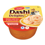 Inaba Dashi Delight 2.5oz. Chicken Tuna Salmon (6 count)