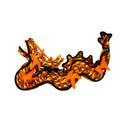 Tuffy Durable Dragon Dog Toy Orange
