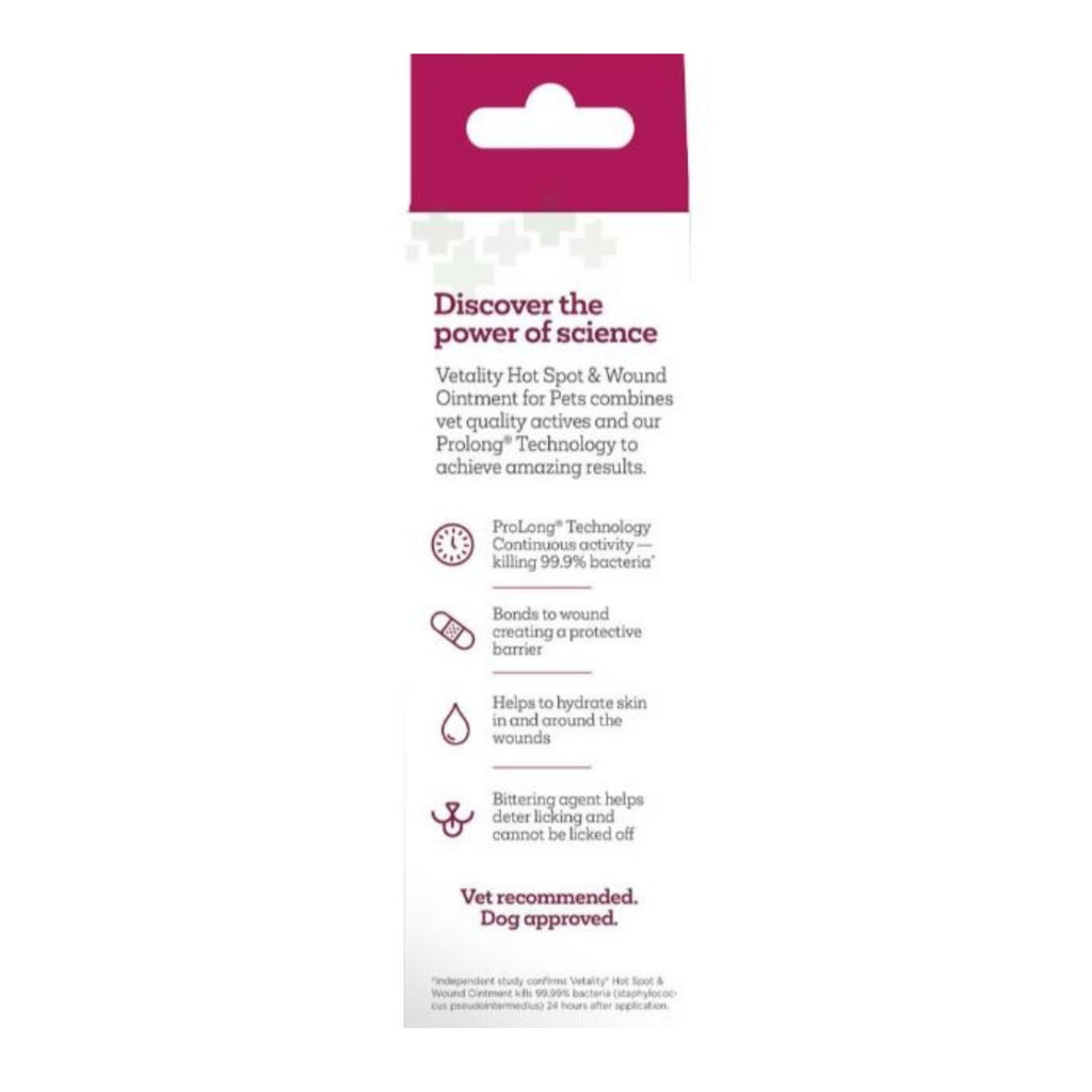 Vetality Hot Spot & Wound Ointment For Pets  2.5oz.