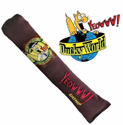 Yeowww Cigars Catnip Toy Brown, 7 in, 24 pk
